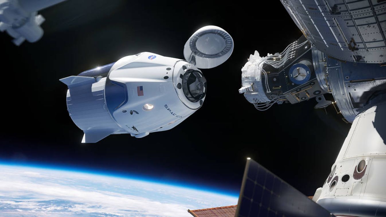 Sikeresen megérkezett az űrállomásra a SpaceX új missziója