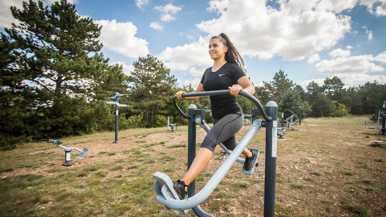 Veszprémben is egyre népszerűbbek a köztéri fitneszparkok