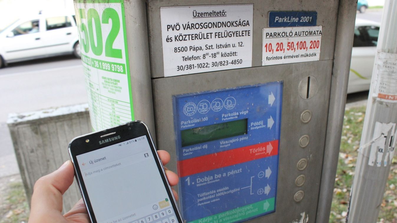 Keddtől nem kell fizetni a parkolásért Pápán