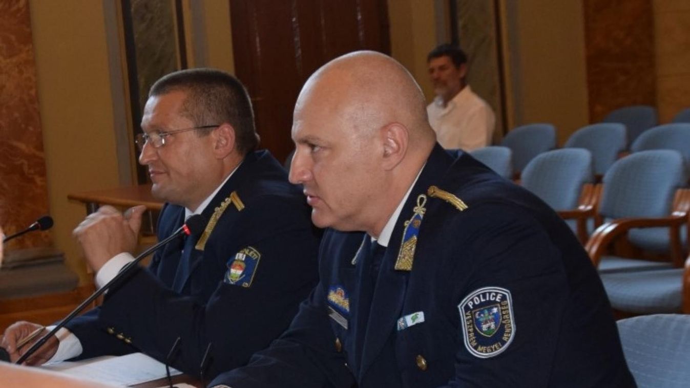 A 2018-as évet értékelte a Veszprém Megyei Rendőr-főkapitányság vezetője