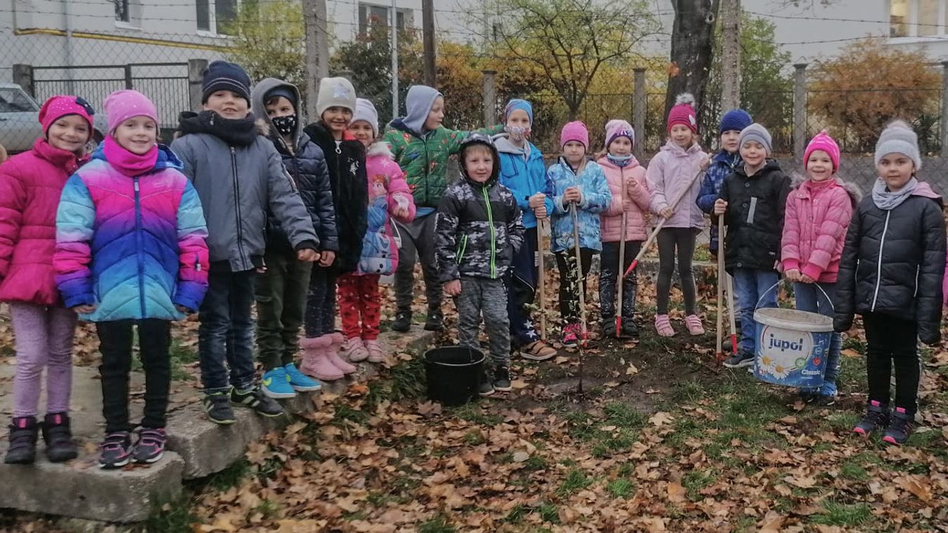 Megtanultak fát ültetni a Rákóczi-telepi kisdiákok