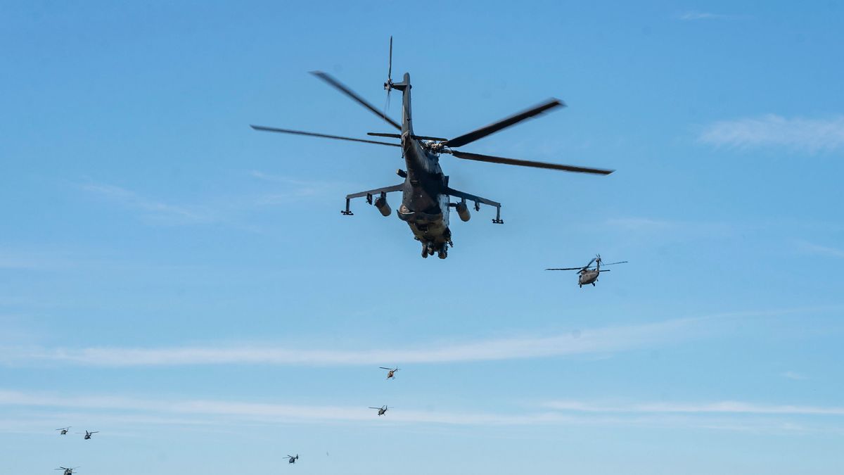 Harci helikopterektől lesz hangos az ég Veszprém vármegye felett