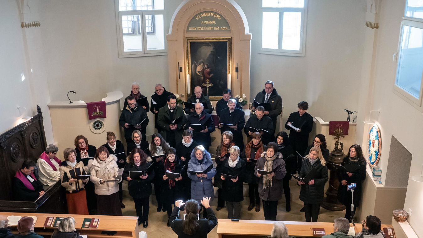 A Liszt kórus és a Szilágyi Harangegyüttes hangversenye az istentiszteleten