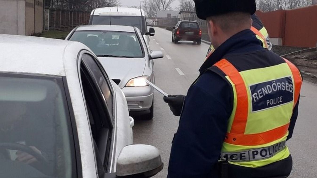 Fokozott közúti ellenőrzést tartottak a veszprémi rendőrök