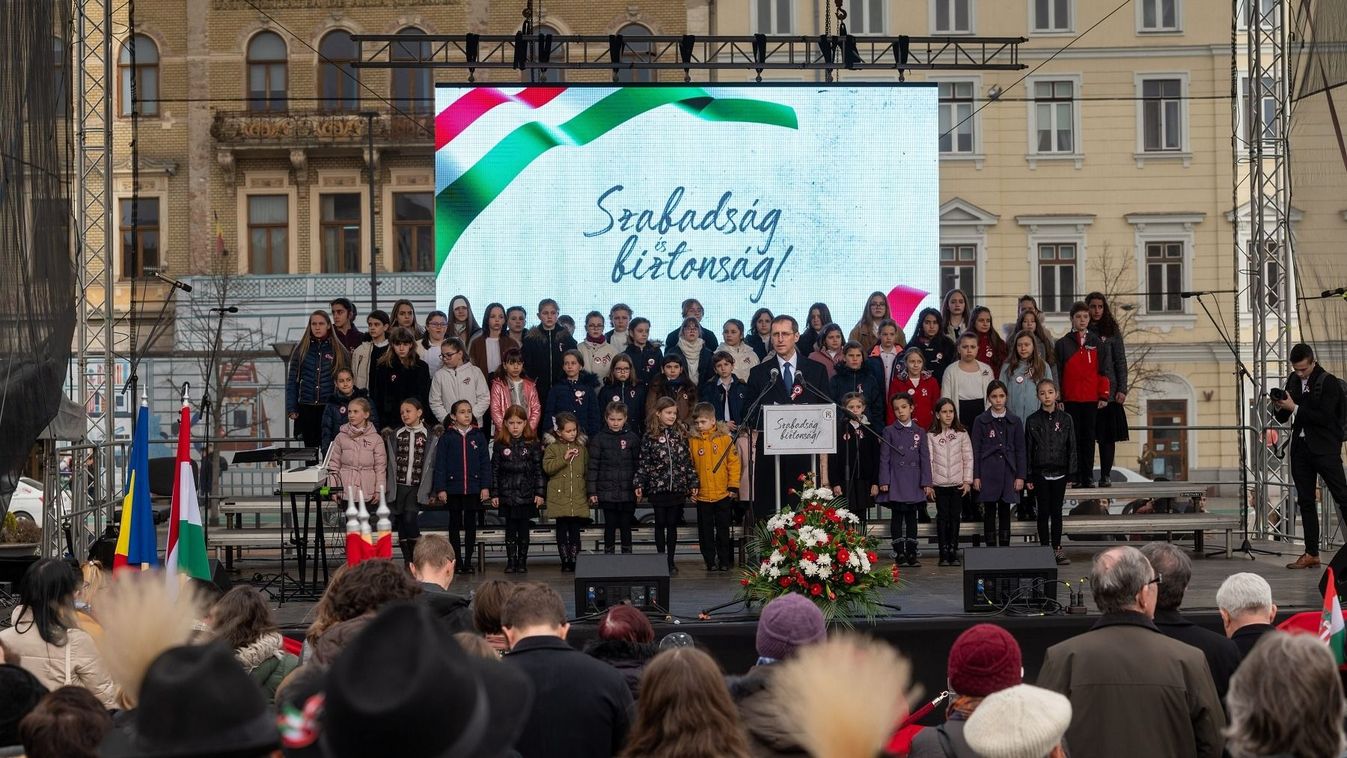 Varga Mihály: ha béke van, szabadság is van