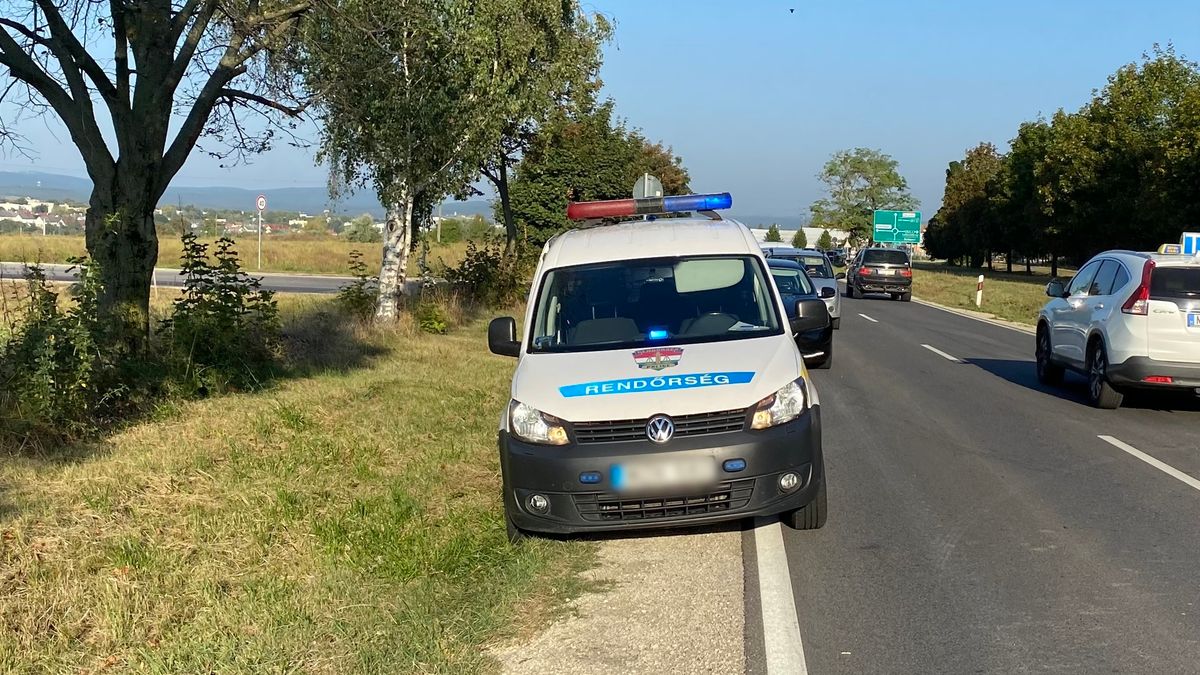 Két autó ütközött Veszprém határában