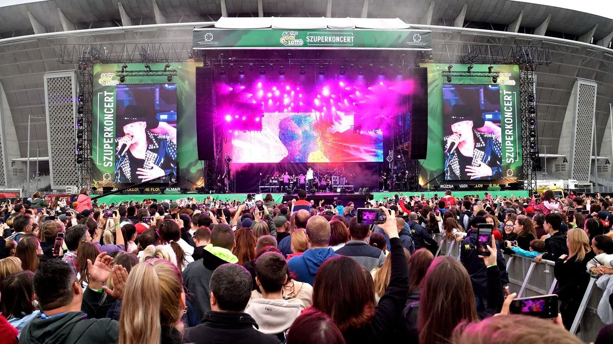 Különleges látvány és színpadtechnika várja a közönséget az Eurojackpot Szuperkoncerten
