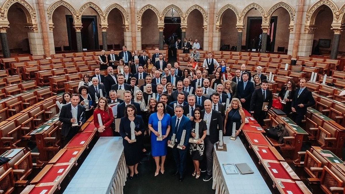 Az Országházban adták át az Érték és Minőség Nagydíjakat