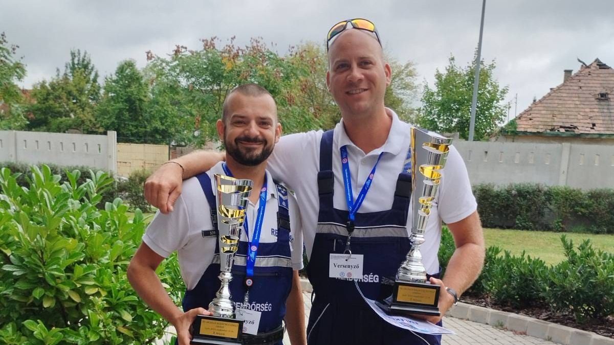 A legjobbak között a Veszprém vármegyei baleset-helyszínelők