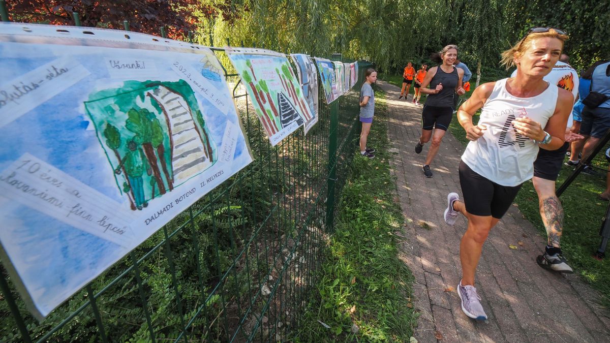 Több mint félszázan vágtak neki a veszprémi lépcsőfutásnak