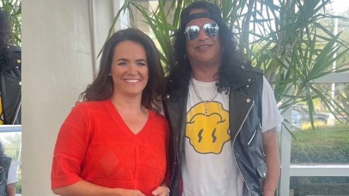 A Guns N’ Roses gitárosával futott össze Novák Katalin