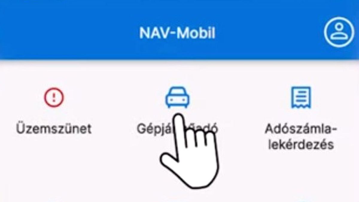 Gépjárműadó egyszerűen, NAV mobilappon