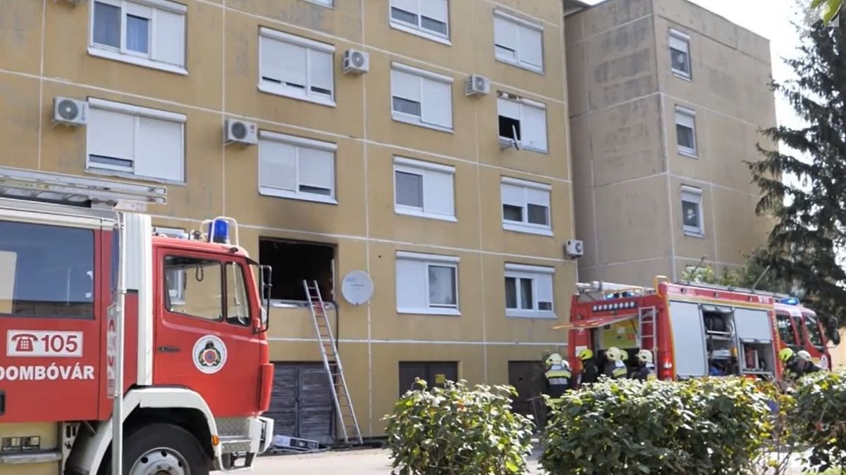 Kirepült az ablakon, miután felrobbantotta saját lakását egy férfi Dombóváron