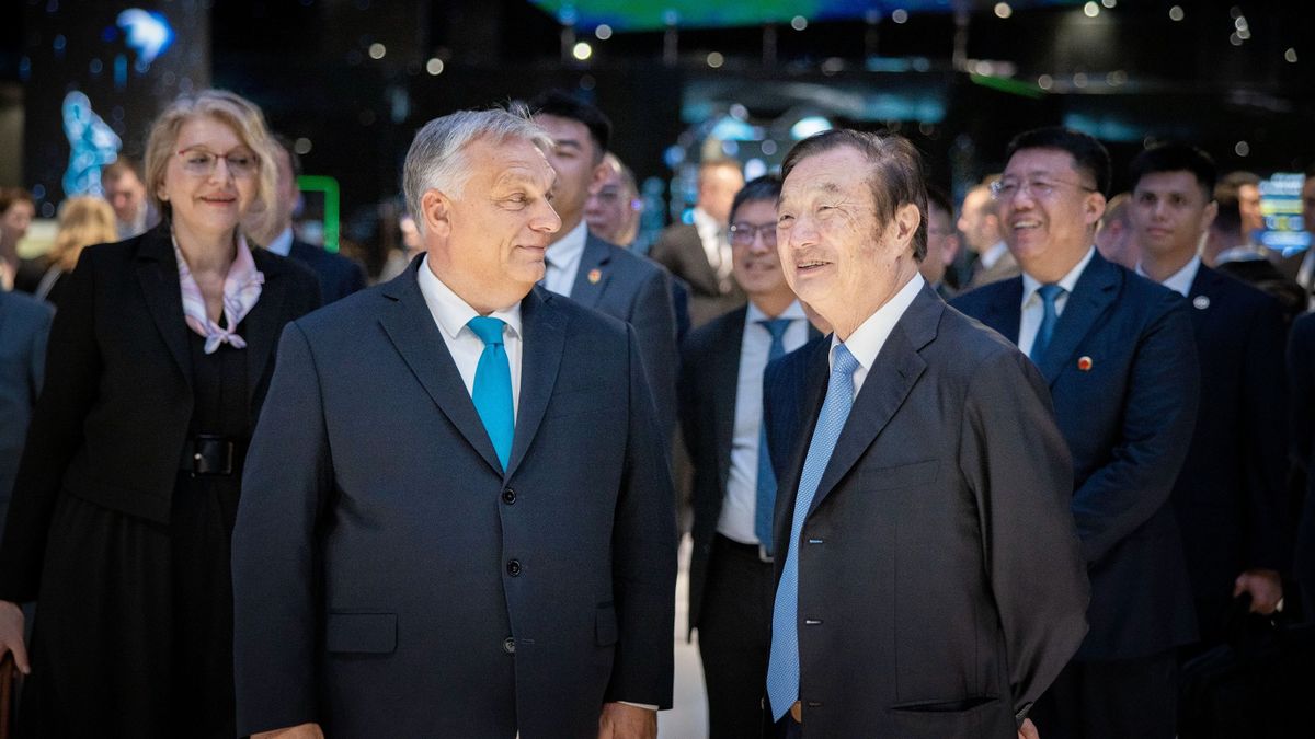 Orbán Viktor a Huawei vezetőjével tárgyalt