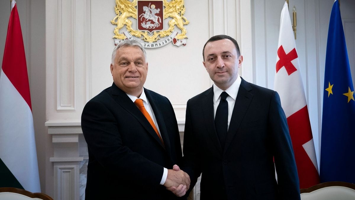 Orbán Viktor Georgia miniszterelnökével tárgyalt a politikai és a gazdasági együttműködésről