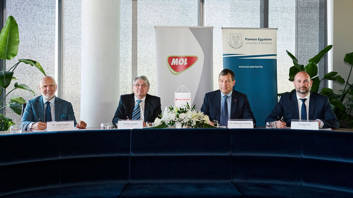 Stratégiai keretszerződést kötött a MOL és a Pannon Egyetem