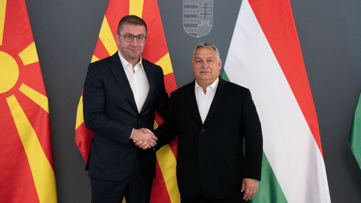 Orbán Viktor a legerősebb északmacedón párt vezetőjével tárgyalt