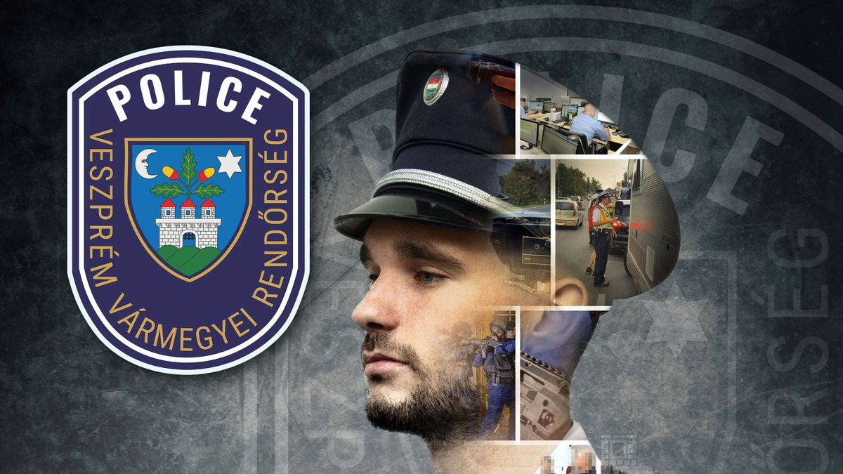 A Veszprém Vármegyei Rendőr-főkapitányság rendőrjárőr munkatársat keres