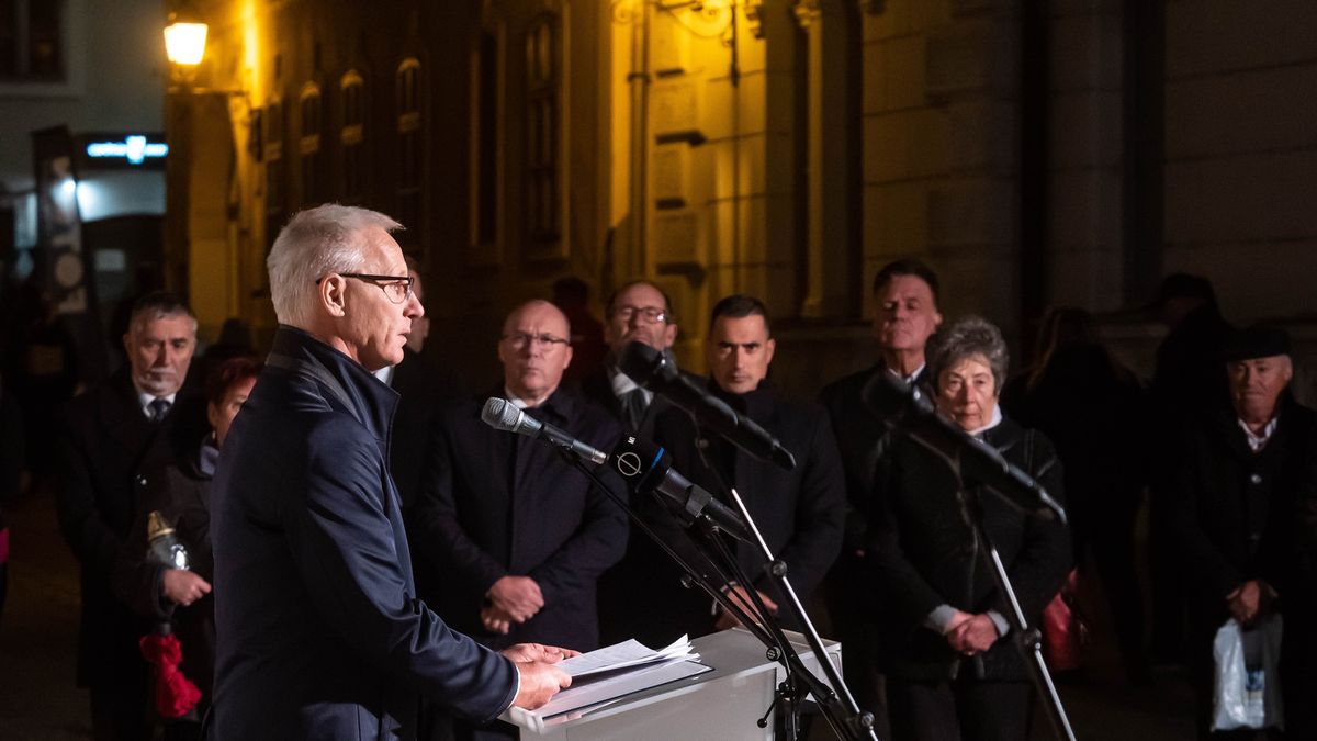 Megemlékezést tartottak a veszprémi várban november 4-én