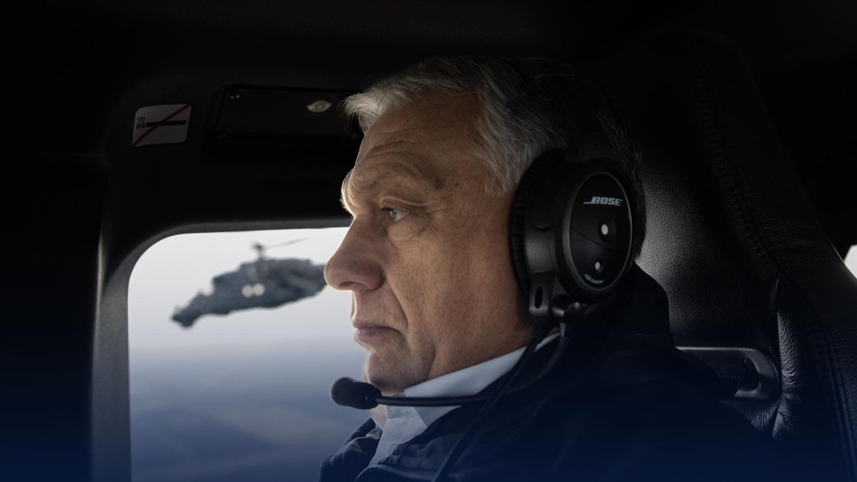Orbán Viktor látogatást tesz az Adaptive Hussars '23 hadgyakorlaton
