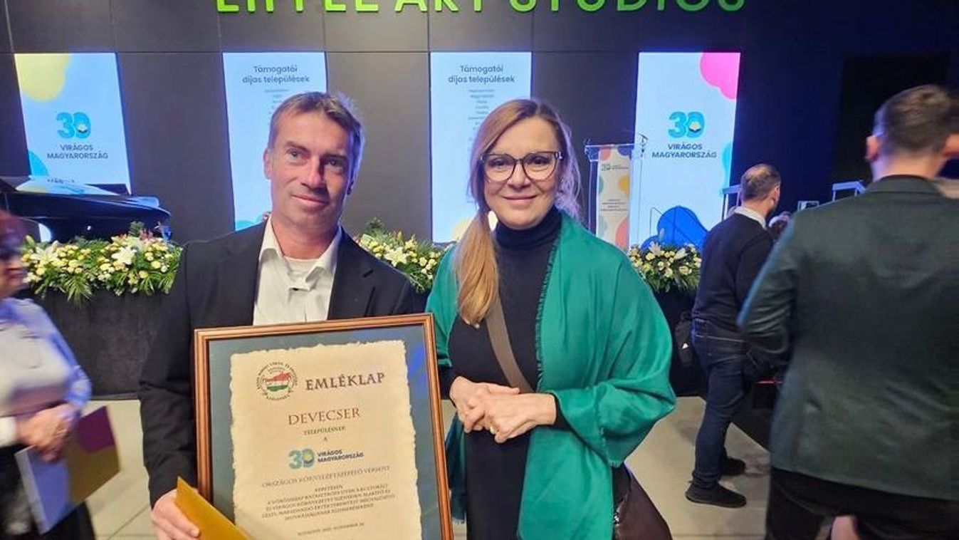 Virágai miatt kapott elismerést Devecser
