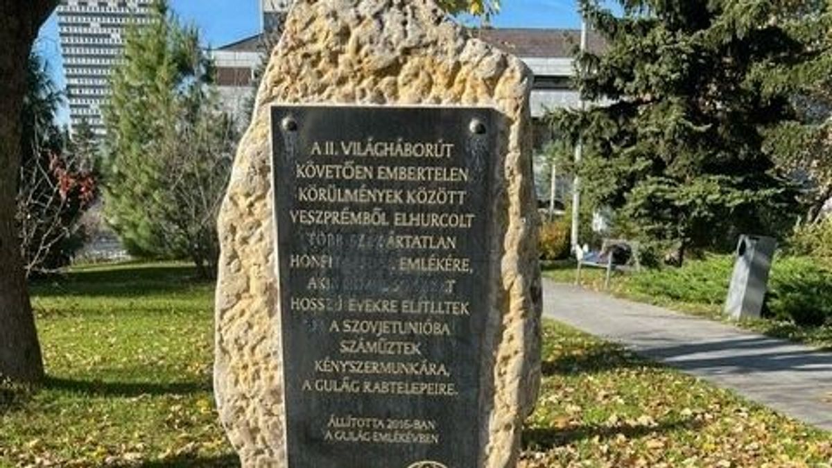 Megrongálták a veszprémi Gulág-emlékművet