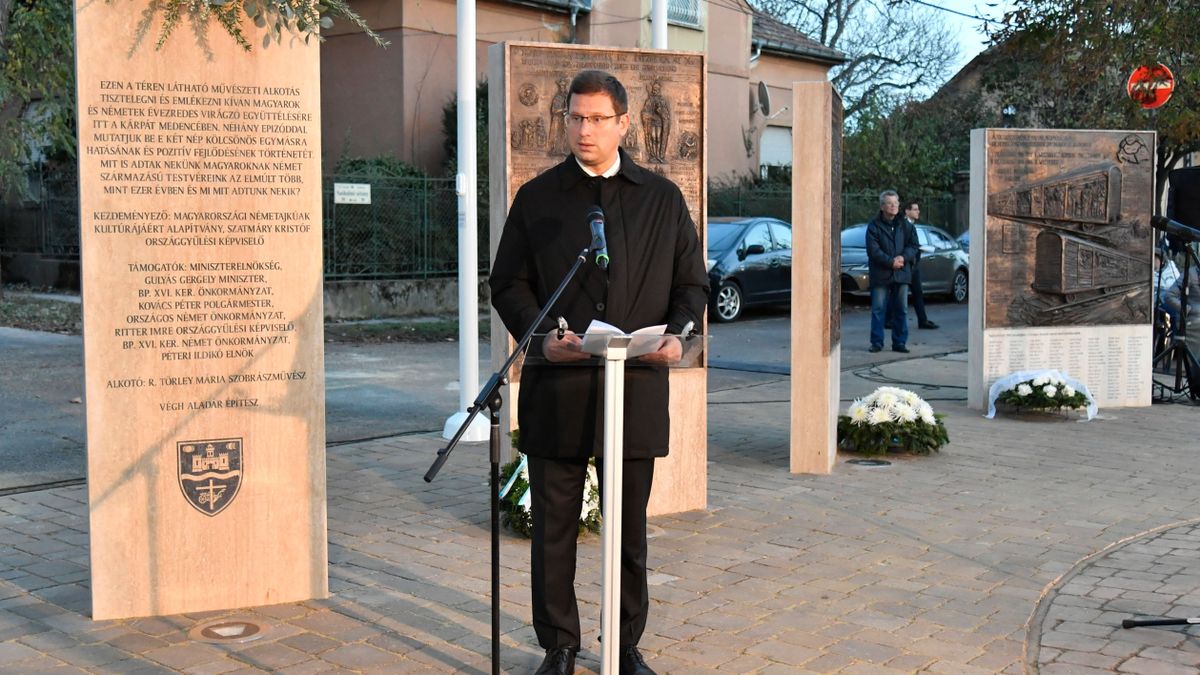 Gulyás Gergely: az itt élő németek hozzánk, magyarokhoz tartoznak