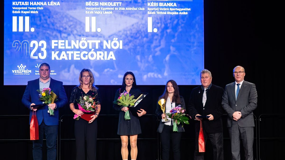 Díjazták a legjobb veszprémi sportolókat