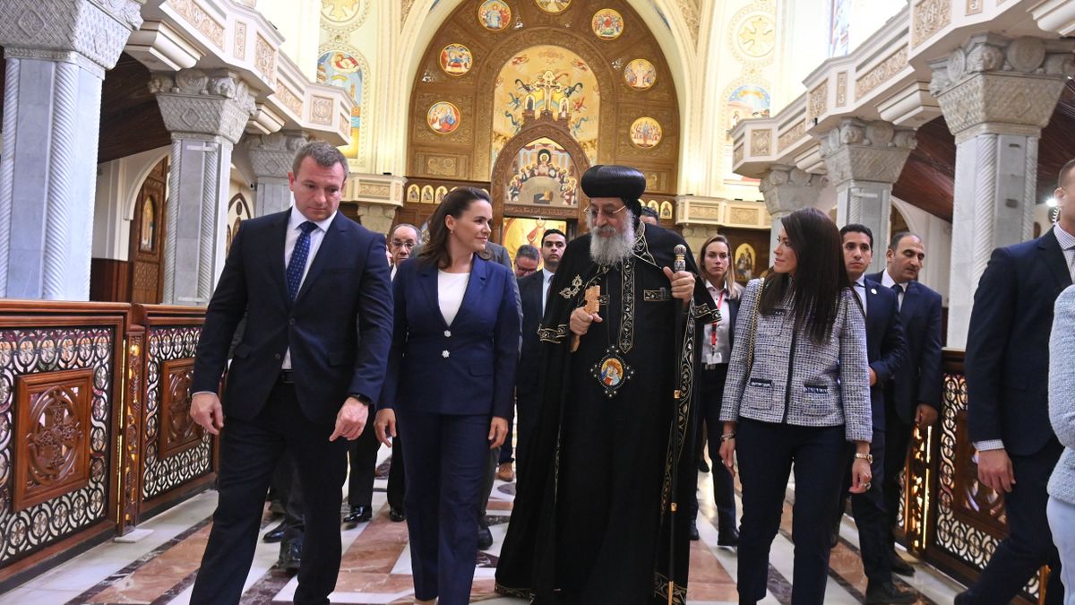 Novák Katalin a béke fontosságát hangsúlyozta II. Tavadrosz kopt pápának