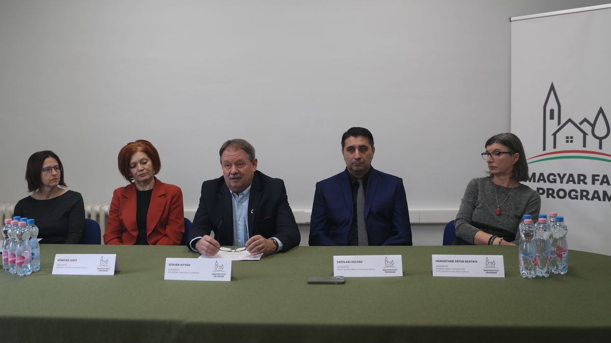 Öt települést iskoláját érintő felújítások fejeződtek be