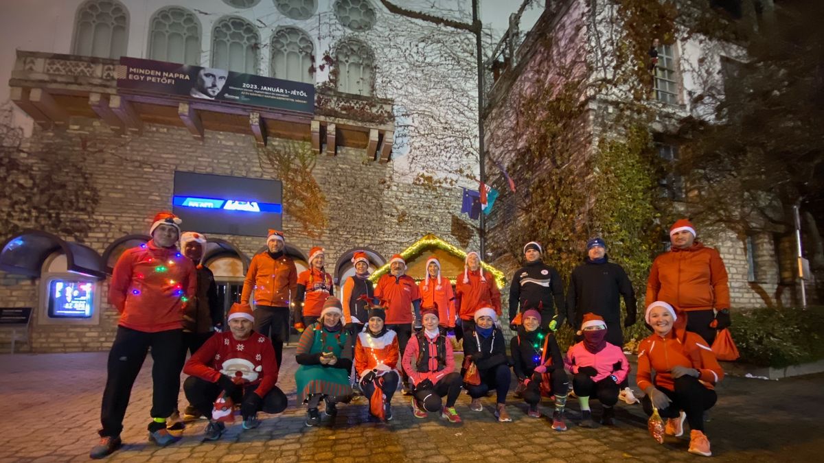 Szánkó helyett kétlábon – Mikulás futás Veszprémben
