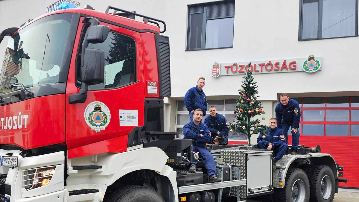 Veszprémi, pápai és ajkai tűzoltók karácsonykor távol vannak a szeretteiktől, ám közel a tűzhöz