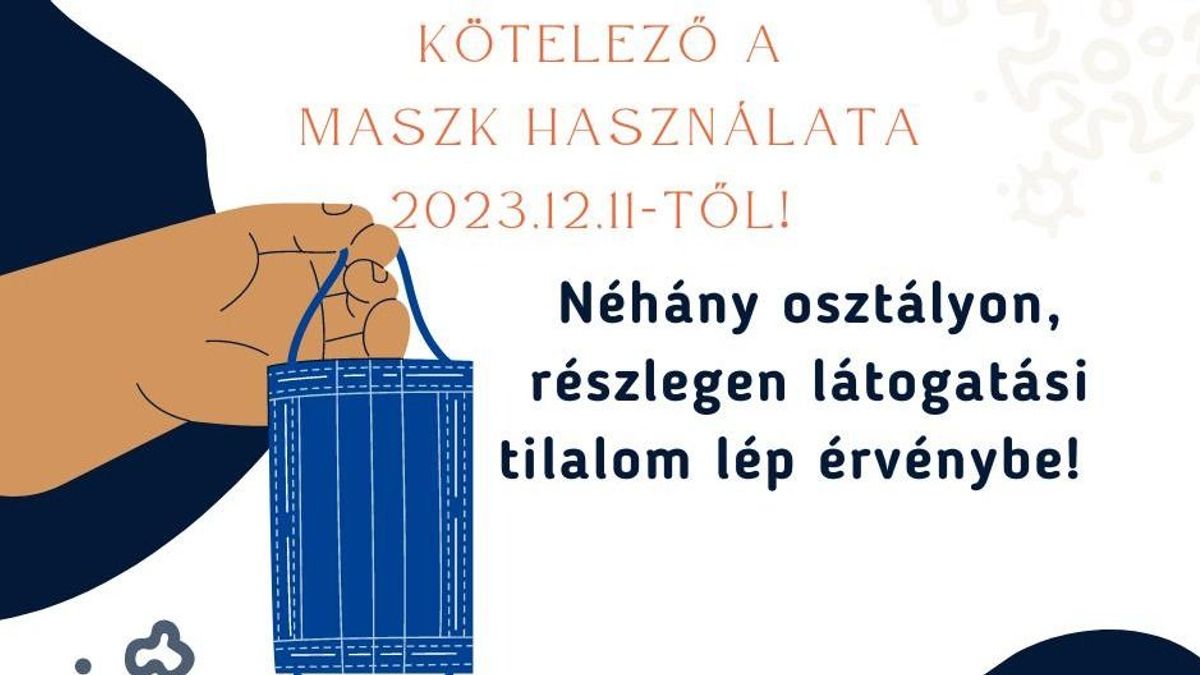 A Csolnoky Ferenc Kórház közleménye - maszkhasználat és részleges látogatási tilalom