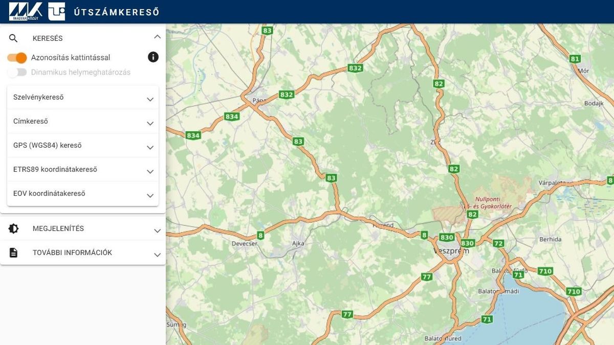 Könnyű, gyors információhoz jutunk az utak kapcsán az új portálon