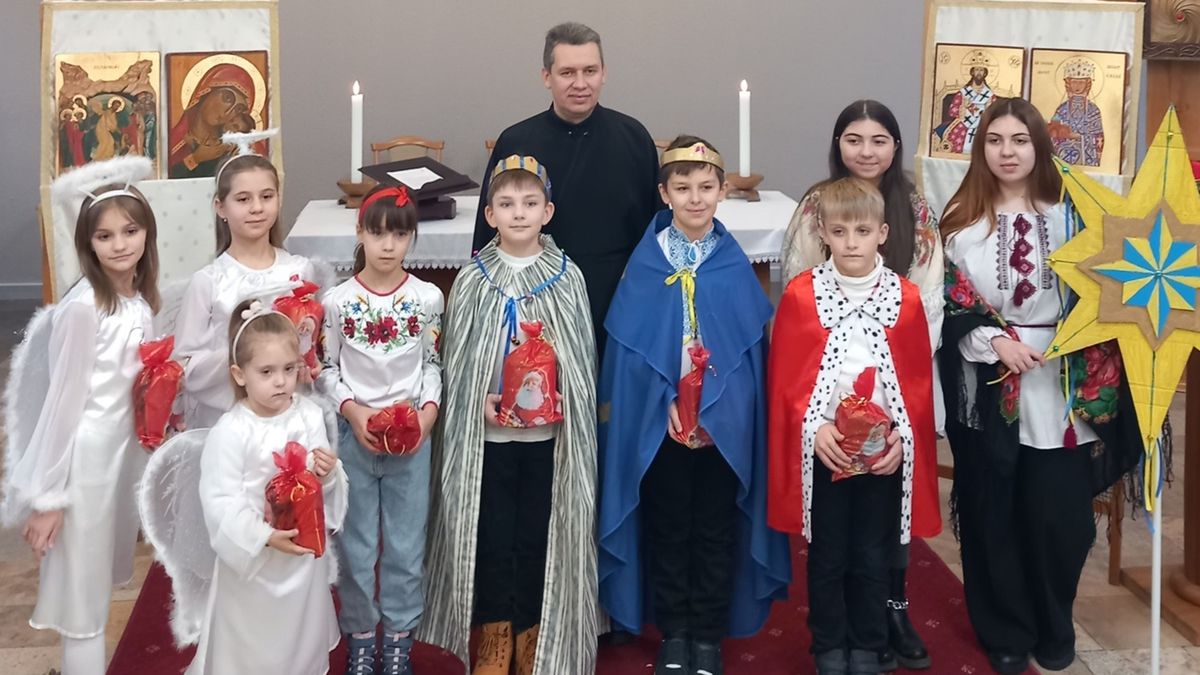 Karácsonyi mise és könyvbemutató az ukrán közösségben