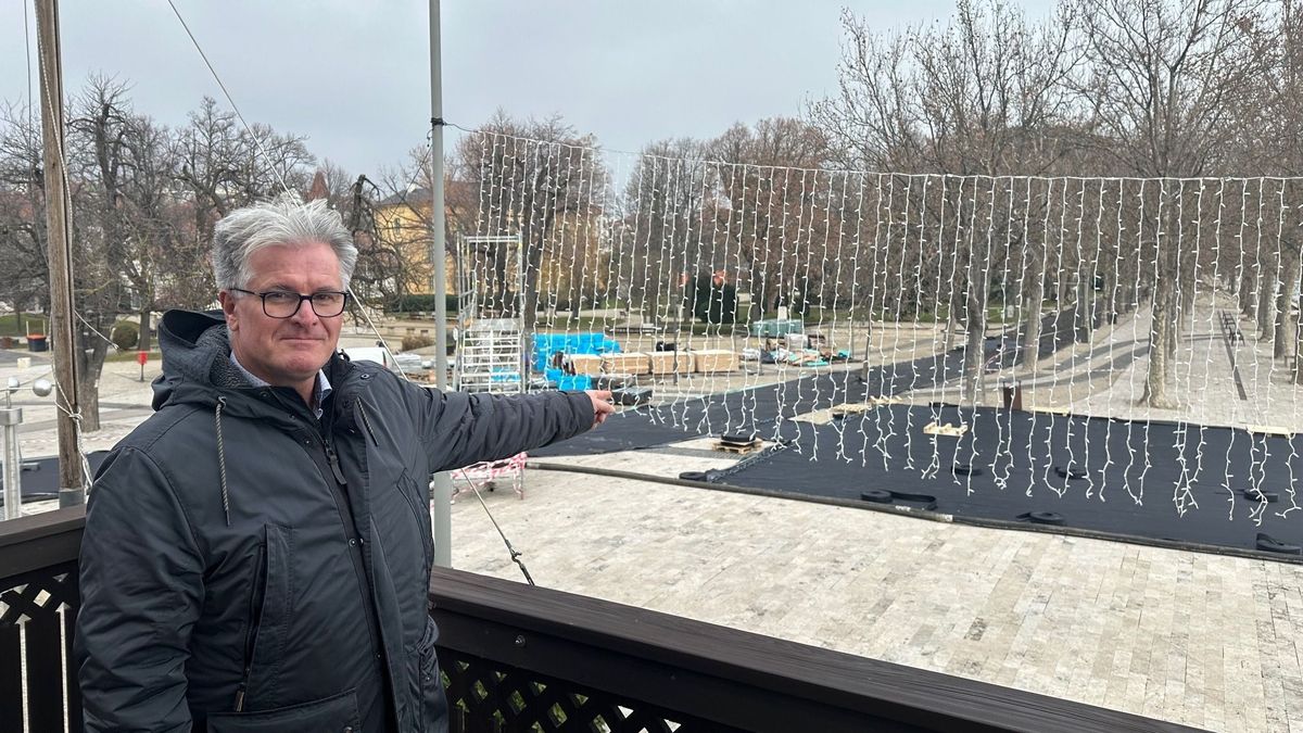 Napfény a jégen: világszenzációt építenek Balatonfüreden