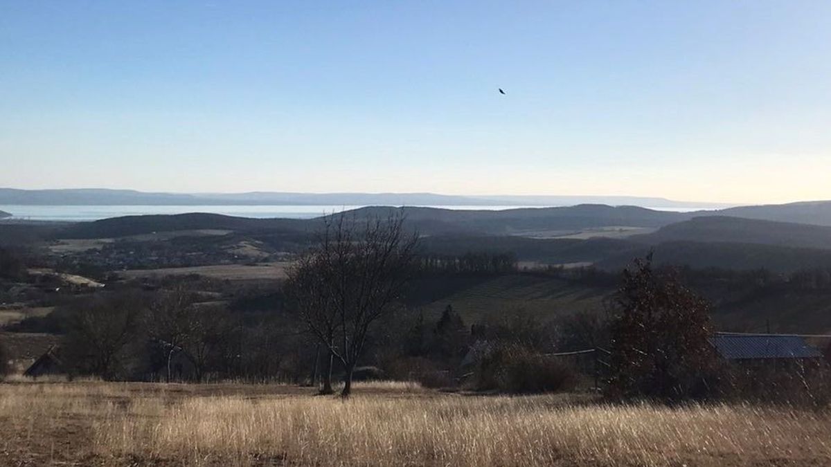A Balatont csodálták meg a Hidegkút közeli hegytetőről