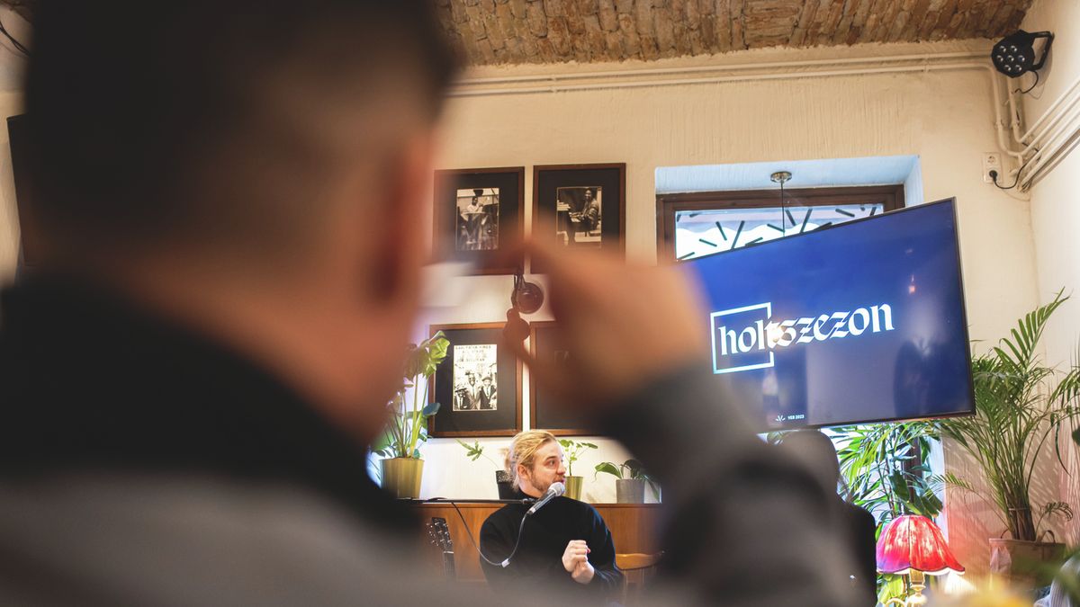 Prieger Zsolt zenés irodalmi estje a veszprémi Holtszezon Irodalmi Fesztiválon