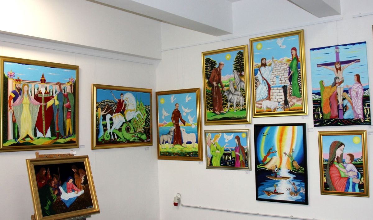 Az ifjú festő, Vollein Ferenc immár hatvanegyedik önálló kiállítására készül