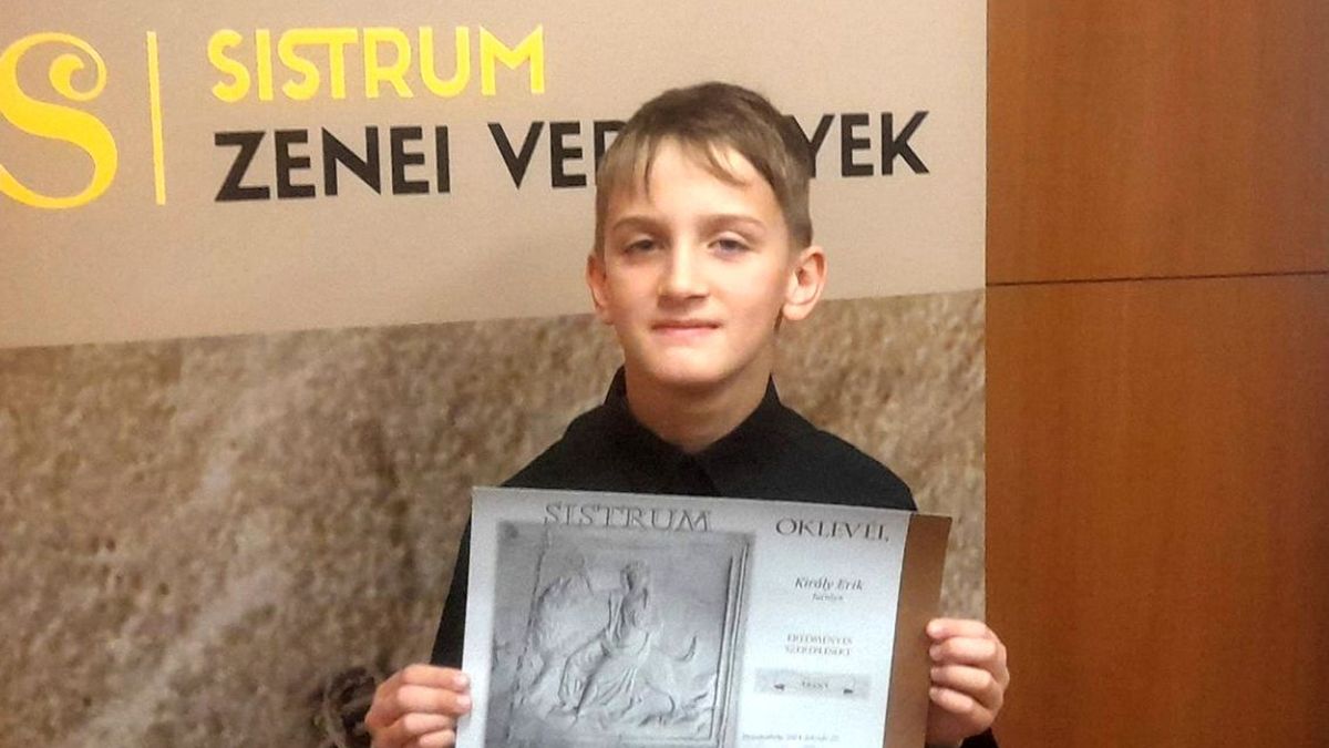 Arany minősítést kapott a tapolcai furulyás fiú