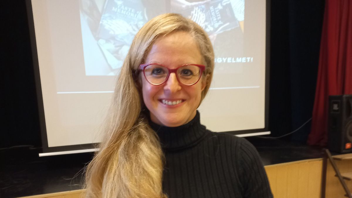 Neubauer Judit szakács, ételfotós tartott előadást Bándon