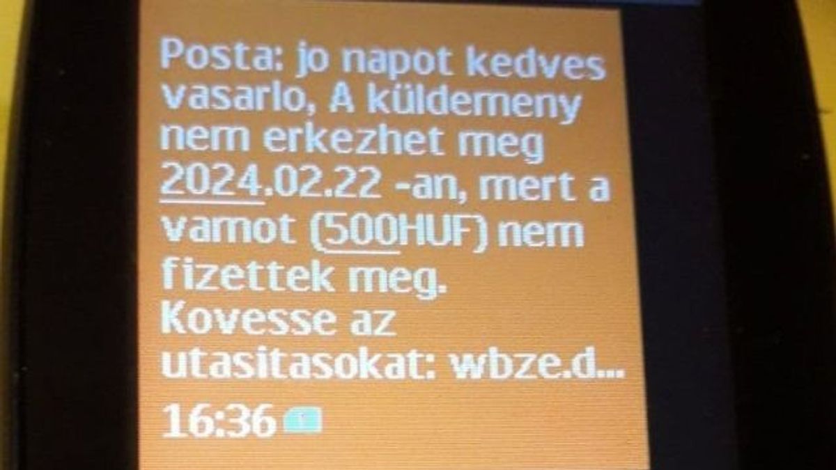 Csalók SMS-ben - Óvatosságra int a rendőrség