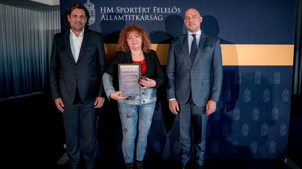 Kitüntették Eitner Kingát