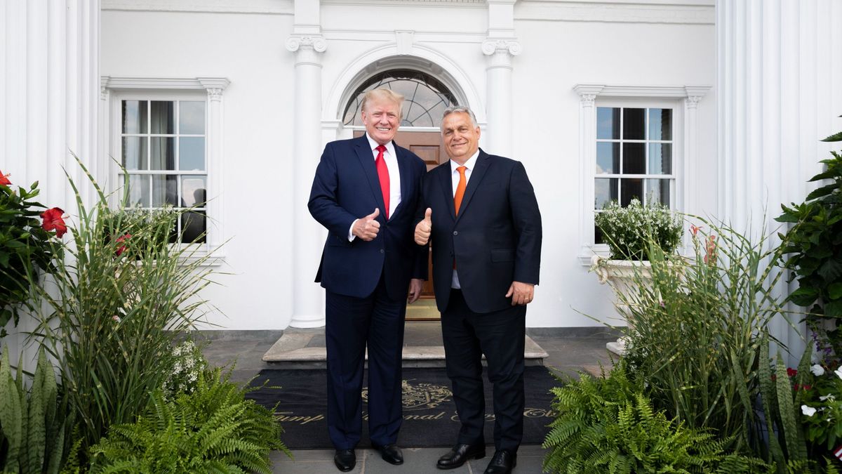 Megkezdődött Orbán Viktor és Donald Trump tárgyalása