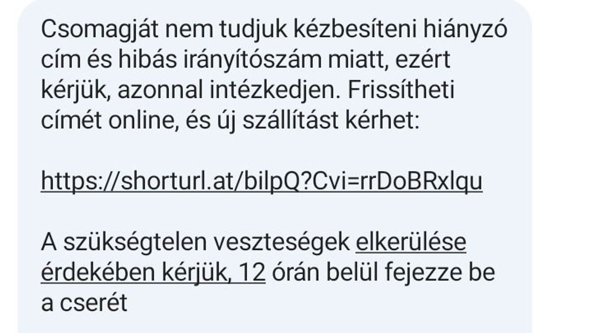 Online-átverés – mutatjuk a konkrét sms-t