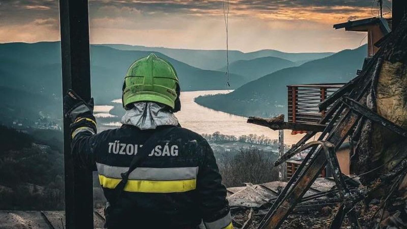 Itt a katasztrófavédelem megrázó videója a visegrádi tűzről