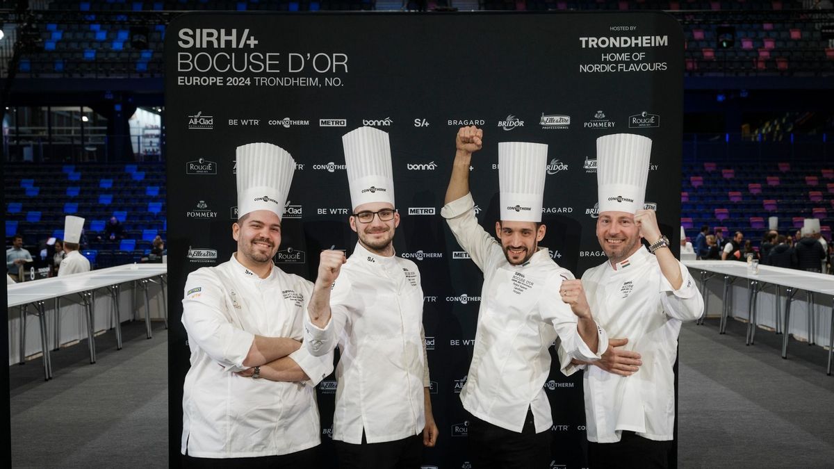 Óriási siker: a legjobb tál különdíjával jutott tovább a magyar csapat a Bocuse d’Or európai válogatóján