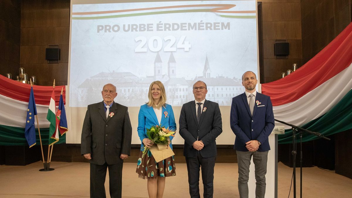 Három ember, egy eset: Veszprém a szívük csücske - Átadták a Pro Urbe érdemérmet