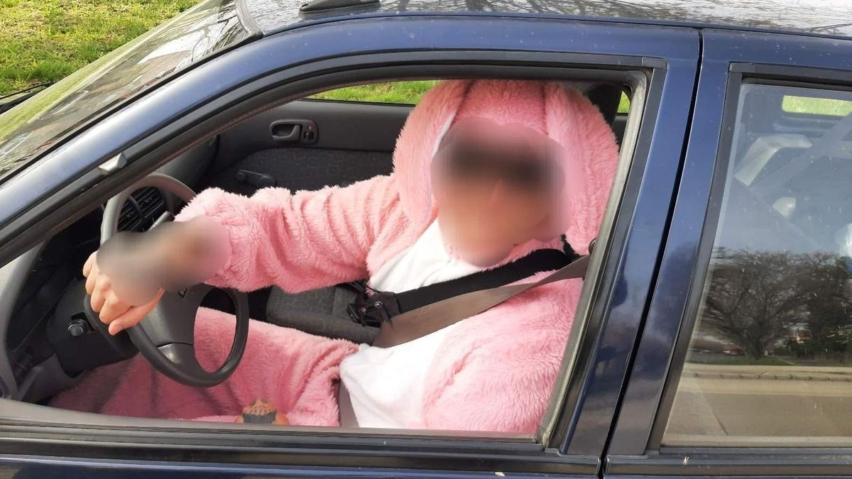 A húsvéti nyuszit is igazoltatták a rendőrök Veszprémben