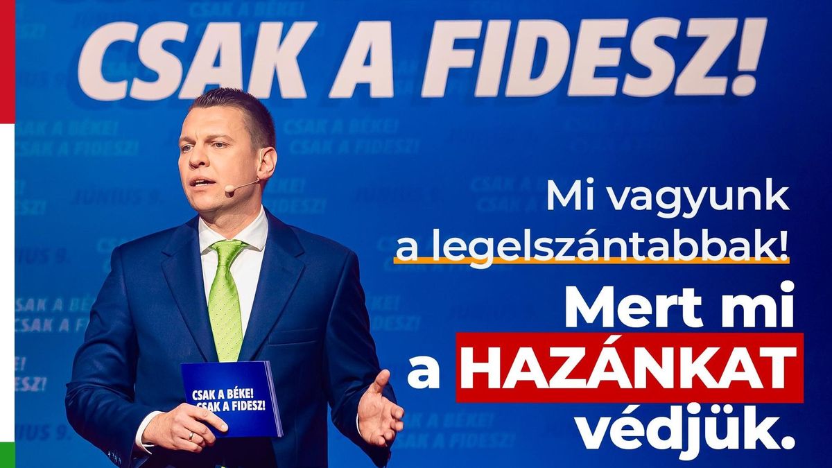 Menczer Tamás: békepárti és szuverenista politikusokat kell Brüsszelbe küldeni